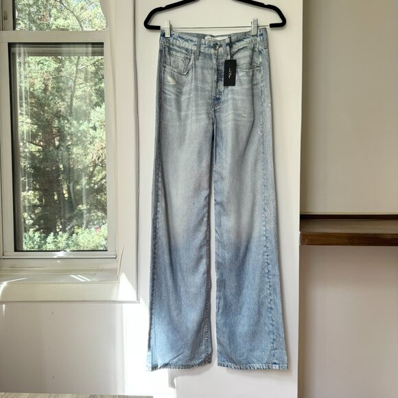 NWT Rag & Bone Liquid Miramar Logan Pants Tencel Sweatpant Jeans in Meadow 23 - Picture 5 of 14